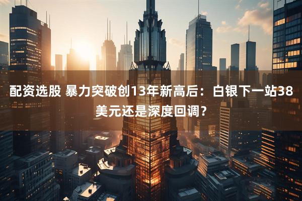 配资选股 暴力突破创13年新高后：白银下一站38美元还是深度回调？